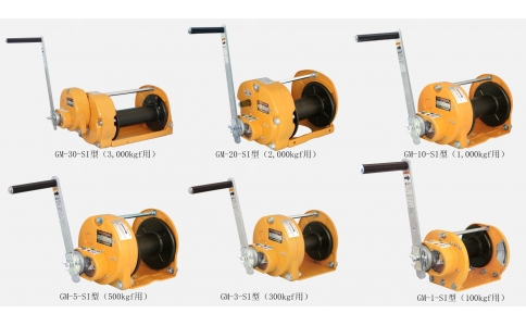 Maxpull 手动静止式制动内置式 SI 型号手动绞盘安全可靠